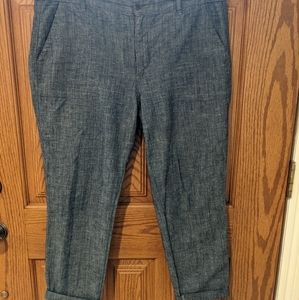 Vince light weigh rolled trouser